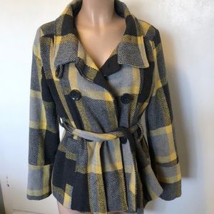 JENNIFER. J plaid size Large women’s Jacket